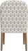 Classic Parsons Dining Chair, Sage Paisley Medallion (Single Pack)