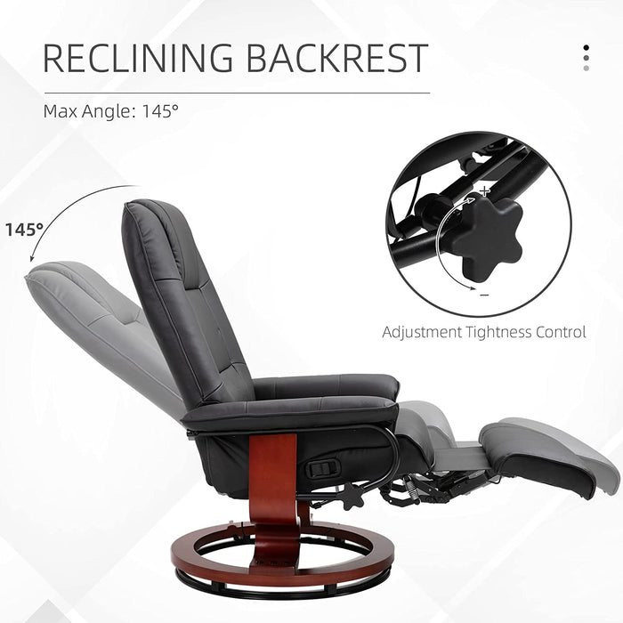 Manual Recliner Chair with Footre