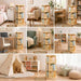 Rotating Bookshelf, 360° Spinning Bookcase for Small Spaces, Floor Standing Wooden Book Organizer, Narrow Corner Shelf for Bedroom, Study Room(3 Tier)