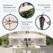 15FT Large Patio Umbrella with Base Included