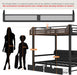 Queen Over Queen Bunk Bed WithIntegratedStorage Drawers