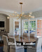 Gold Sputnik Chandeliers for Dining Room Light Fixture over Table, Modern Crystal Chandeliers, 43" 15 Lights Gold Lighting Fixtures for Living Room Kitchen Island