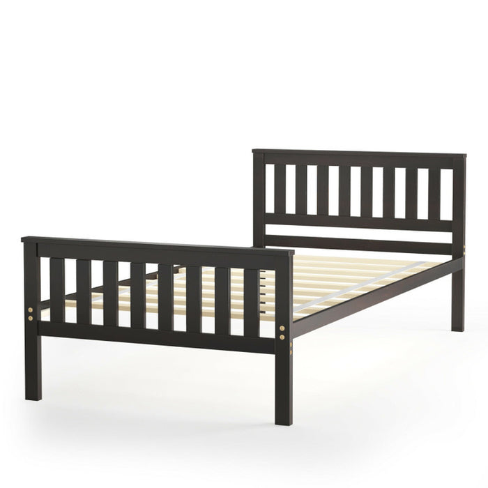 Twin/Full/Queen Size Wood Platform Bed with Headboard