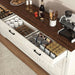 70" Farmhouse Buffet Cabinet with Storage 3 Drawers & 6 Barn Doors
