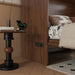 Queen Murphy Bed Cabinet Walnut PowerStationIntegrated