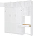 Full Size Murphy Bed With IndustrialConstructionGrade Desk