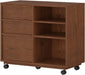 Premium Solid Walnut Three Drawer Lockable Cabinet