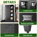 12 Doors Metal Storage Lockers Cabinet for Employees,71" Employees File Storage Locker Cabinets with 12 Lockable Doors and Lock,Tall Steel Looker Cabinet for Gym, School,Office,Stuff,Black