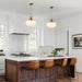 14 Inch Vintage Brass Pendant Illumination Fixture