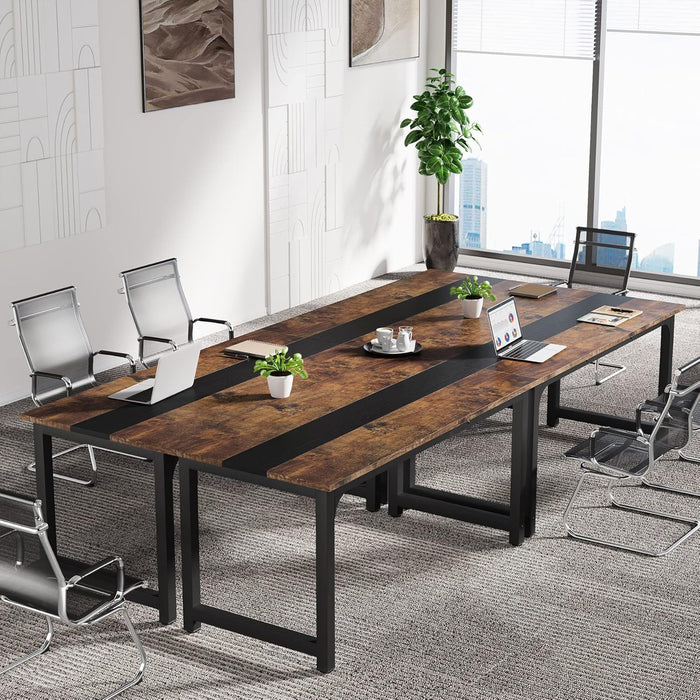 70.8 Inch Large Executive Office Desk, Simple Computer Workstation with 31.5 Inch Wide Desktop for Home Office