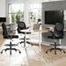 Drafting Chair, Tall Office Chair, Standing Desk Chair, Black，1Pk