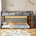 Black Premium SpaceSaving Functionality Twin Bunk Bed
