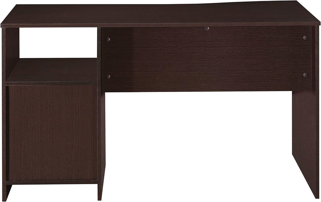 Classic Computer Desk with Multiple Drawers, 29.5" X 23.6" X 51.2", Wenge