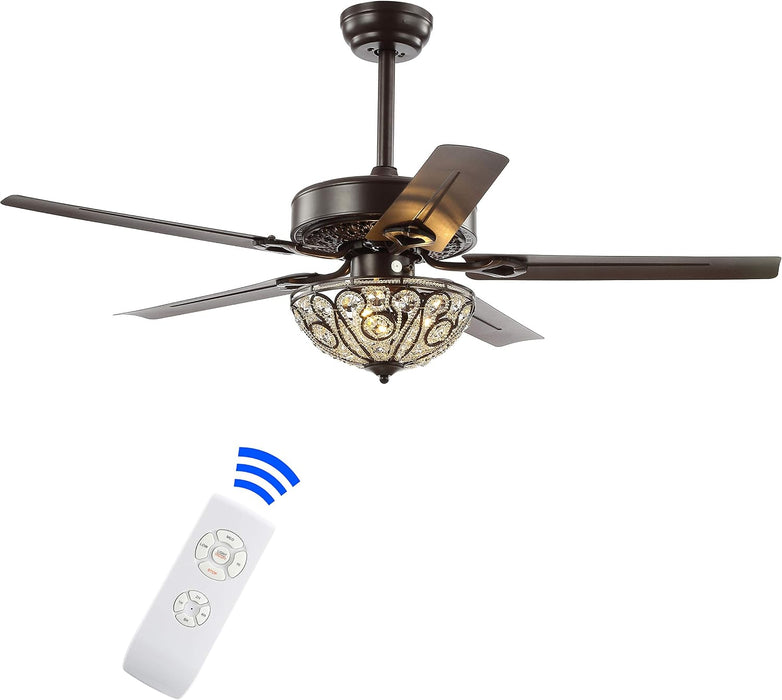 Oil Rubbed Bronze Ceiling Fan Integrated Cooling System