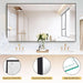 77"X38" Floor Mirror Full Length, Bedroom Floor Body Mirror with Stand, Large Black Mirror, Leaning, Standing or Hanging Horizontally/Vertically