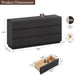 Black 9 Drawer Dresser for Bedroom, 63" Wide Chest of Drawers