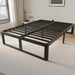 Queen Bed Frame, 14 in Reinforced Heavy Duty Metal Platform Bed, Black