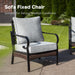 , 6 PCS Metal Patio Conversation Set