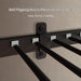 HeavyDuty TwinOverTwin SpaceSaving Metal BunkBed Brown