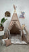 Teepee Tent with Floor Mat, Pillow for Kids, Teepee Nursery Decor, Play Room Tipi, Playhouse, Play Tents for Boys Girls, 1St Birthday Gift