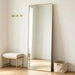 Full Length Mirror 56"X16" Floor Mirror with Stand, Gold Full Body Wall Mirror Standing Hanging or Leaning against Bedroom Mirrors for Entry, Living Room