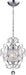 Amorette Mini Chandelier Chrome Crystal Chandeliers, 1 Light Modern Elegant Glam Ceiling Light Fixture Chrome, Adjustable Hanging Lighting for Closet, Bedroom, Girls Room, Kitchen Island