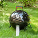 18" Vertical Charcoal Smoker Grill Bullet Water Smoker Barbeque Grill, Outdoor BBQ Smokers Portable Meat Smoker Grill for Deck Patio Backyard Balcony Parties