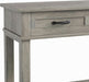 Grey Console Table with 3 Drawers & Open Storage Shelf – 2-Tier Entryway Sofa Table – Suits Living Room, Hallway, Foyer, or behind Couch – Color: Grey