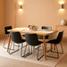 Dining Chairs Set of 6, 18" Faux Leather Counter Height Bar Stools