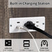 MurphyBedQueenCabinetGreyWithIntegratedUSBChargingSystem