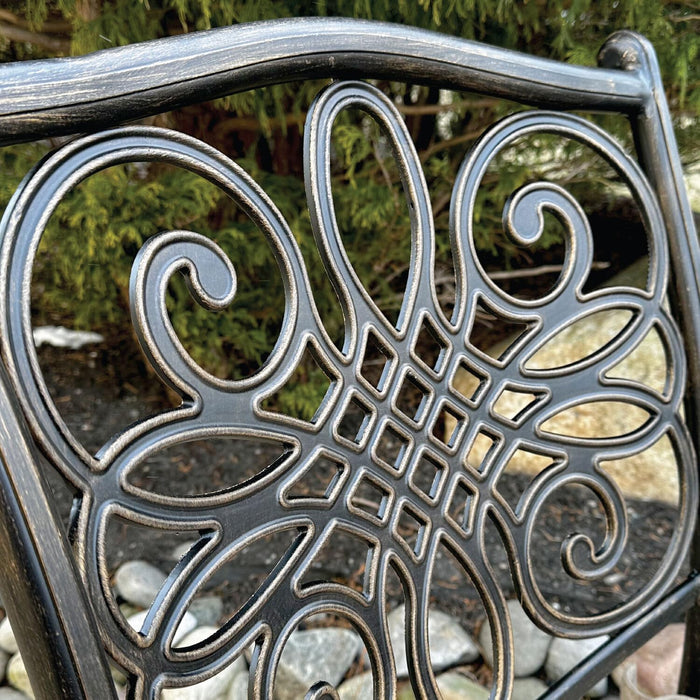 Traditions 11-Piece Patio Dining Set with 10 Stationary Chairs, Plush Red Cushions, and Extra Large Dining Table, Patio Dining Set for 10, All-Weather Rust-Resistant Luxury Outdoor Dining Set