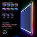 60x30 Inch RGB Dimmable LED VanityMirrorAntiFogBacklit