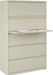 Hirsh 42 Inch Wide 5 Drawer Metal Lateral File Cabinet for Home and Office, Holds Letter, Legal and A4 Hanging Folders, Putty