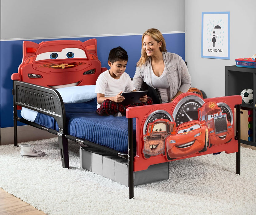 Plastic 3D-Footboard Twin Bed, Disney/Pixar Cars