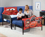 Plastic 3D-Footboard Twin Bed, Disney/Pixar Cars