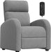 Recliner Chair, Recliner Sofa for Adults, Recliners Home Theater Seating with Lumbar Support, Reclining Sofa Chair for Living Room (Corduroy, Dark Ash Grey)