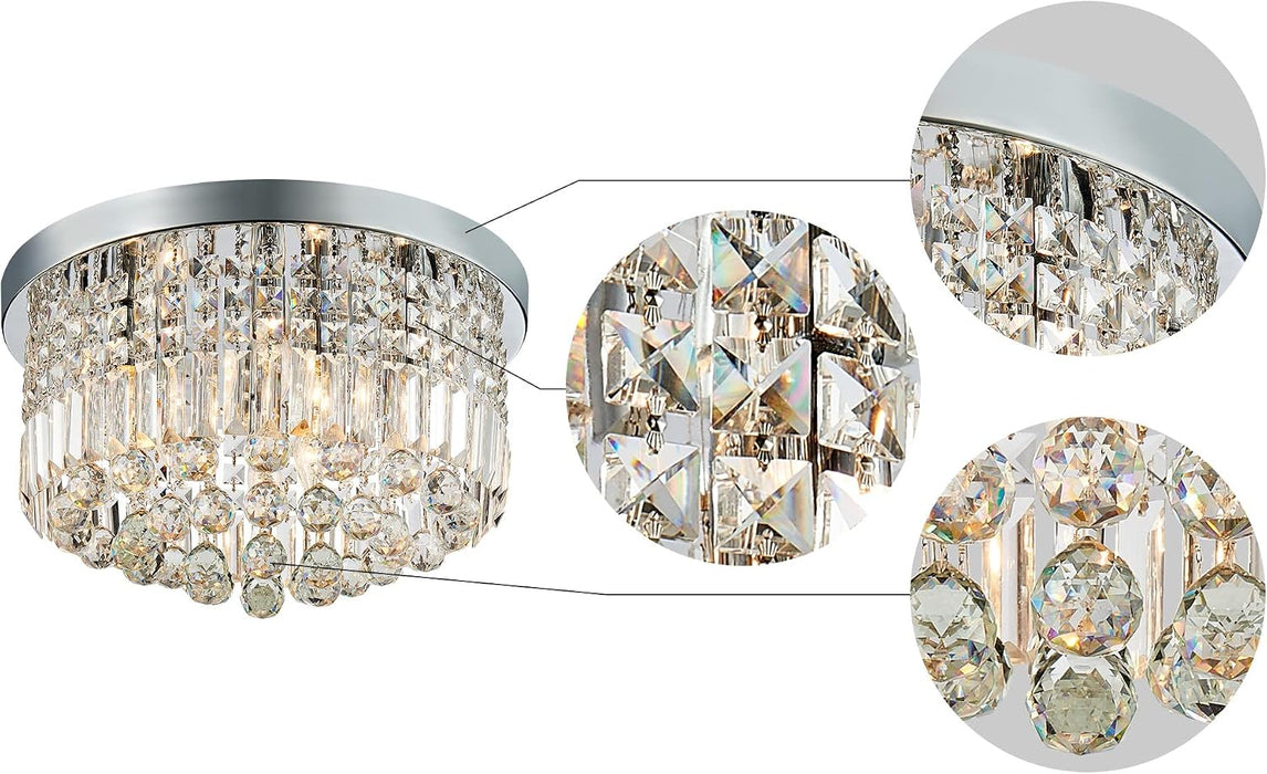 Saint Mossi K9 CrystalRaindropCeilingLight Mount ElevenIn