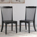 Mendinfort Dining Room Side Chair, Set of 2, Black