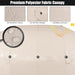 15Ft Double-Sided Patio Umbrella, Outdoor Extra Large Umbrella W/Hand-Crank System & Air Vents, Market Twin Umbrella W/ 12-Rib Sturdy Metal Frame for Poolside, Garden Backyard (Beige)