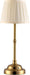 Portables Cordless Table Lamp, Fabric Shade Desk Lamp, 4000Mah Rechargeable Battery Powered Lighting, Dimmable Light for Dining Room, Bedroom, Bedside, Bar, Night Light, Camping, Balcony (Gold)