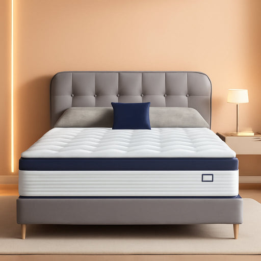 King Mattress 12 Inch, Hybrid King Size Mattress with Memory Foam & Pocket Springs, Certipur-Us Certified, Medium Firm, Motion Isolation, King Bed Mattress in a Box for Pressure Relief