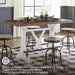 Signature Design by Ashley Farmhouse Counter Height Dining Table, White