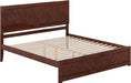 , Canyon King Platform Bed with Matching Footboard, Walnut