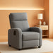 Recliner Chair for Living Room Winback Single Sofa Massage Recliner Sofa Reading Chair Home Theater Seating Modern Reclining Chair Easy Lounge with Fabric Padded Seat Backrest