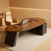 Spacious LShaped Executive Desk With Side StorageSystem