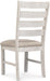 Skempton Modern Farmhouse Dining Room Chair, 2 Count, Whitewash