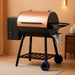Wood Pellet Grill Smoker, 8 in 1 BBQ Grills for Outdoor Cooking, 456 Square Inches Cook Area Electric Grill and Smoker, with Digital Controller, Meat Probe, 500°F Max Temperature, Black