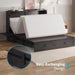 Queen Murphy Wallbed Cabinet With USB ChargingStation