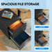 2 Drawer File Cabinet with Lock, Fully Assembled except Casters