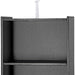 5-Tier Shelf Bookcase, Freestanding Wood Storage Display Open Bookshelf for Home Office (Black)